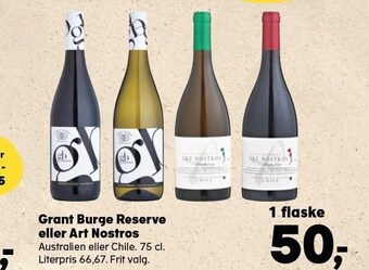 Grant burge reserve eller art nostros