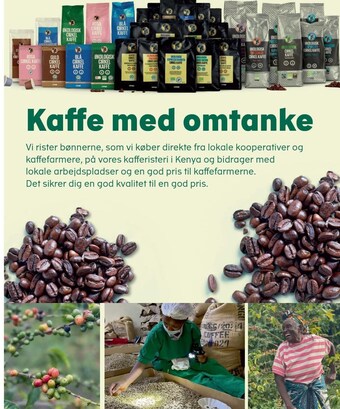 SuperBrugsen Kaffe med omtanke tilbud