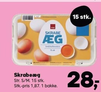 SuperBrugsen Coop skrabeæg tilbud