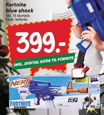 Bilka Fortnite blue shock tilbud