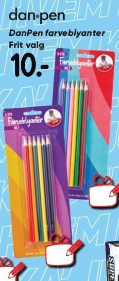Danpen farveblyanter