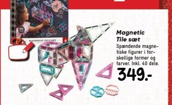 Magnetic tile sæt