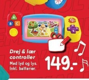 Bilka Drej & lær controller tilbud