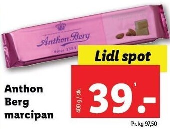 Lidl Anthon berg marcipan tilbud
