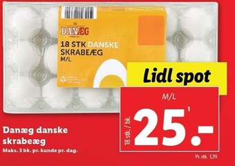 Lidl Danæg danske skrabeæg tilbud