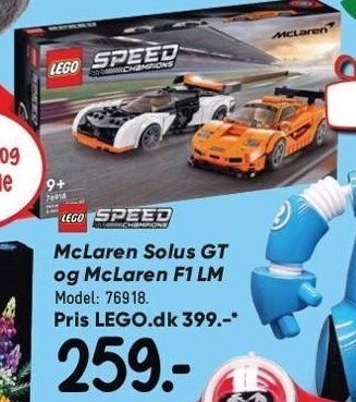 Bilka Mclaren solus gt og mclaren f1 lm tilbud