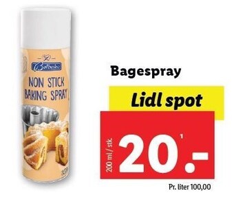 Lidl Bagespray tilbud