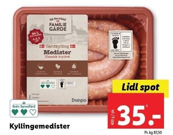 Lidl Kyllingmedister tilbud