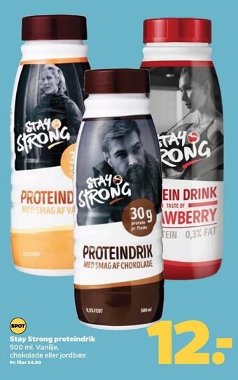 Netto Stay strong proteindrik tilbud
