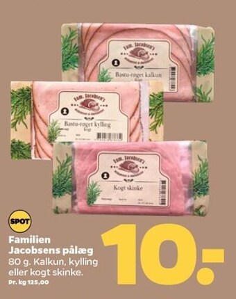 Netto Familien jacobsens pålæg tilbud
