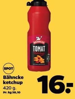 Netto Bähncke ketchup tilbud