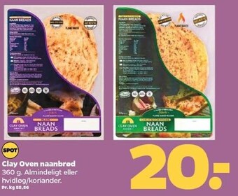 Clay oven naanbrød