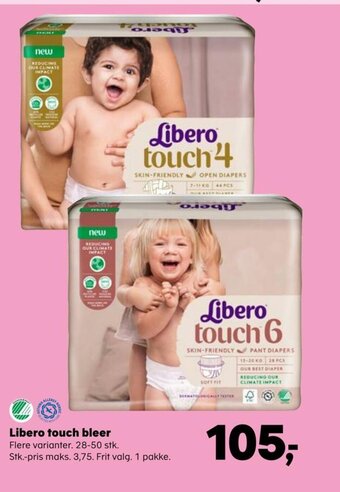 SuperBrugsen Libero touch bleer tilbud
