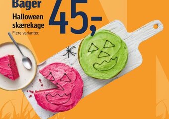 Føtex Halloween skærekage tilbud