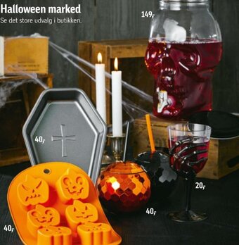Føtex Halloween marked tilbud