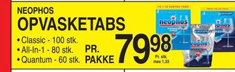 ABC Lavpris Opvasketabs tilbud