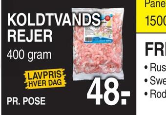 ABC Lavpris Koldtvands rejer re tilbud