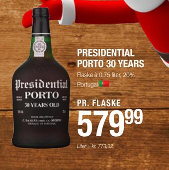 Poetzsch Padborg Presidential porto 30 years tilbud