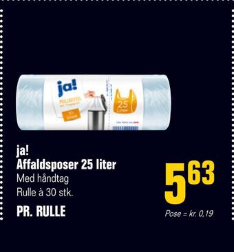 Poetzsch Padborg Ja! affaldsposer 25 liter tilbud