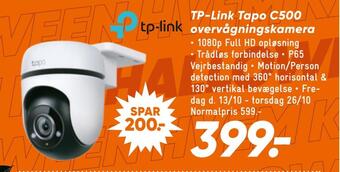 Bilka Tp-link tapo c500 overvågningskamera tilbud