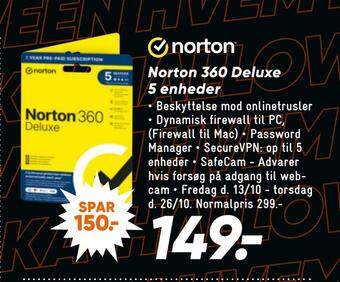 Bilka Norton 360 deluxe 5 enheder tilbud