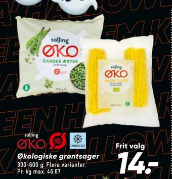 Bilka Økologiske grøntsager tilbud
