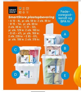 Bilka Smartstore plastopbevaring tilbud