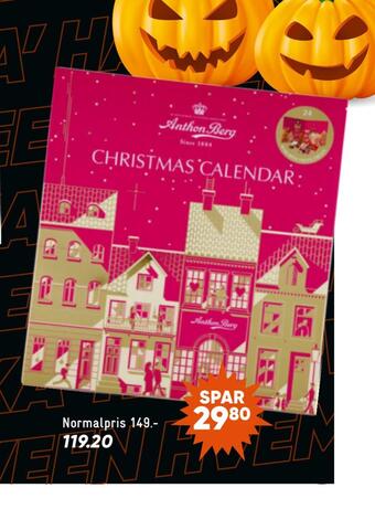 Bilka Spar 20% på slik- og chokoladejulekalendere tilbud