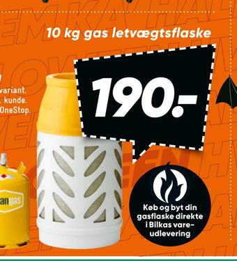Bilka Flaskegas - ombytning tilbud