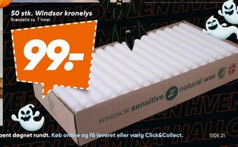 Bilka Windsor kronelys tilbud