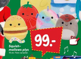 Bilka Squishmallows plys tilbud