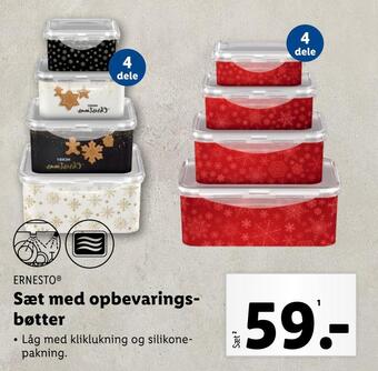 Lidl Sæt med opbevaringsbøtter tilbud