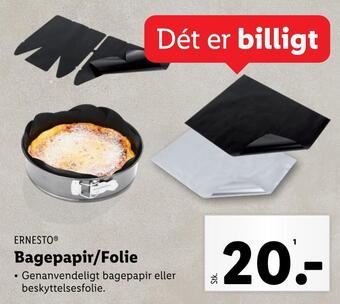 Lidl Bagepapir/folie tilbud