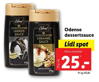 Lidl Odense dessertsauce tilbud
