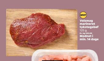 Netto Velsmag marineret tykstegsbøf tilbud