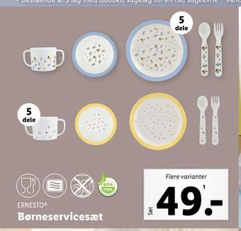Lidl Børneservicesæt tilbud
