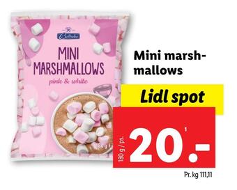 Lidl Mini marshmallows tilbud
