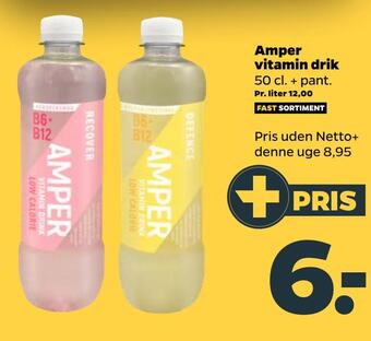 Netto Amper vitamin drik tilbud