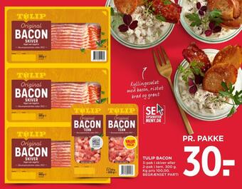 MENY Tulip bacon tilbud