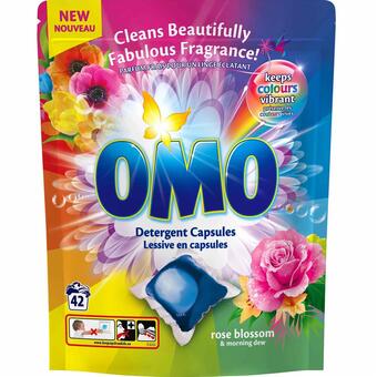 Fleggaard Omo vaskekapsler rose blossom 42 stk tilbud