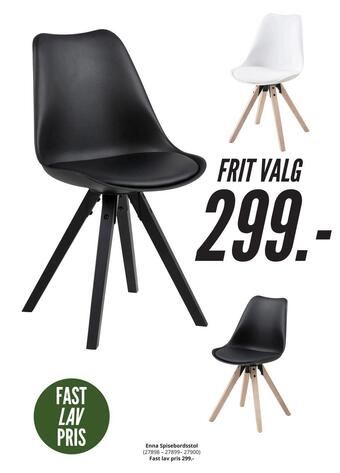 My Home Enna spisebordsstol tilbud