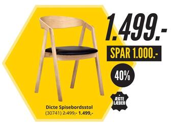 My Home Dicte spisebordsstol tilbud