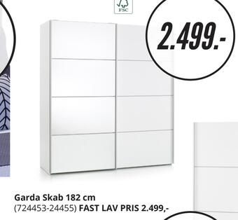 Garda skab 182 cm