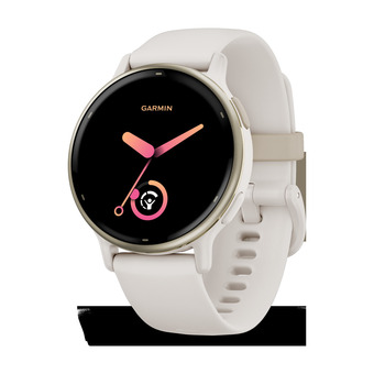 Garmin vivoactive 5 smartwatch cream gold ivory amoled