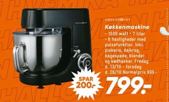 Bilka Køkkenchef køkkenmaskine tilbud
