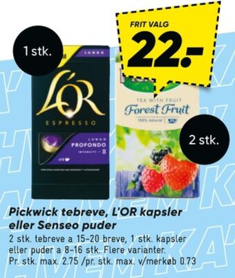 Bilka Lor kaffekapsler tilbud