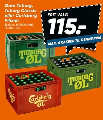 Bilka Grøn øl tilbud