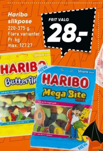 Bilka Mega bite mix slikposer tilbud