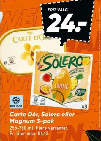 Bilka Carte d'or is tilbud