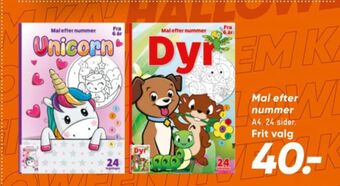 Bilka Ukendt malebog tilbud